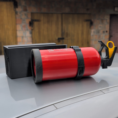 [FILE ONLY]E46 Arm Rest Extinguisher Mount STL FILE